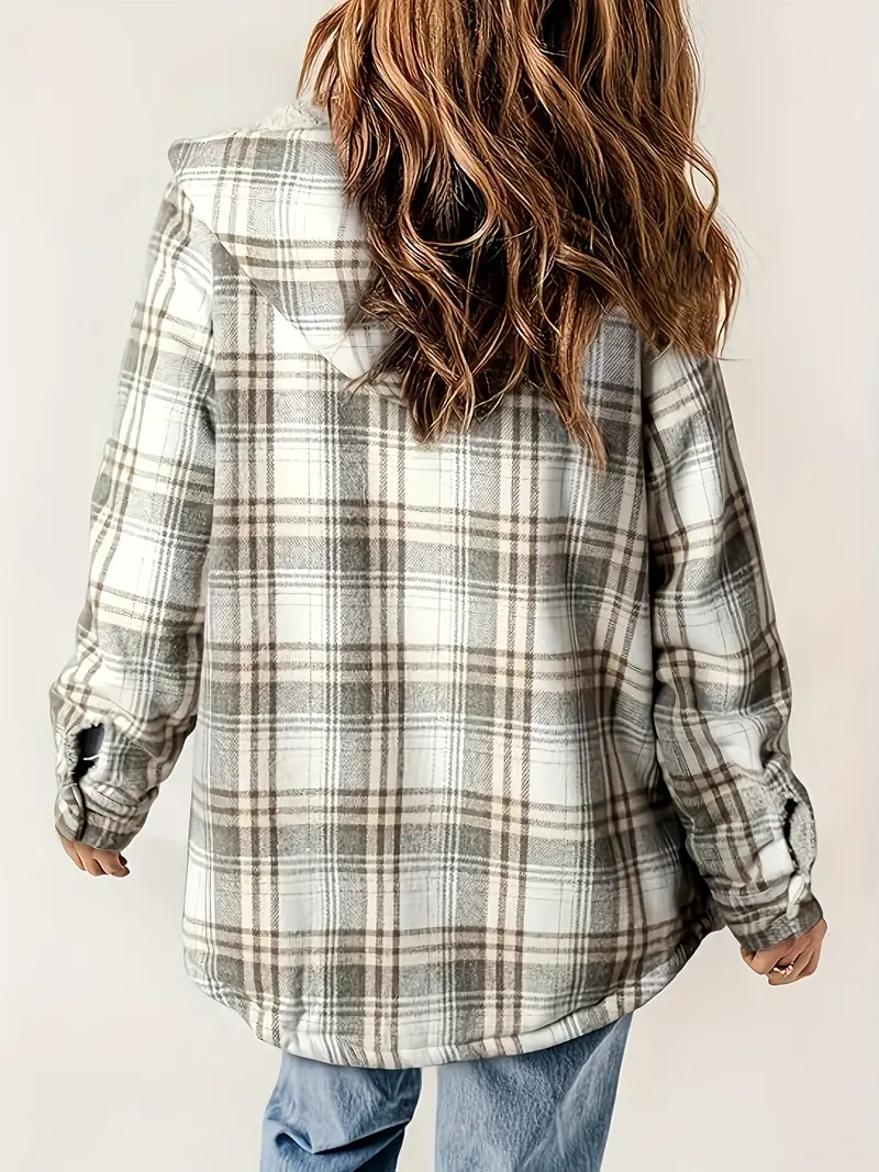 Lucía | Warm jacket with hood and zip - Image 4