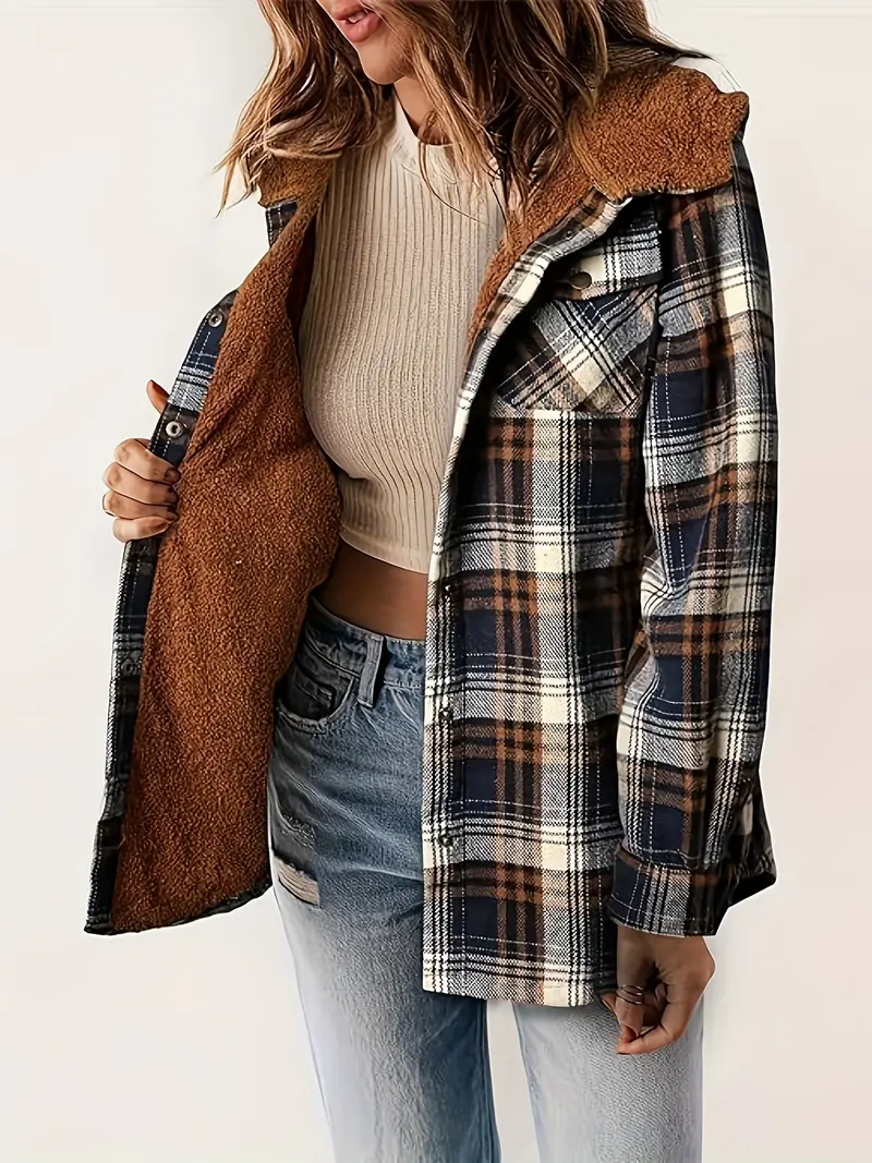 Lucía | Warm jacket with hood and zip - Image 5