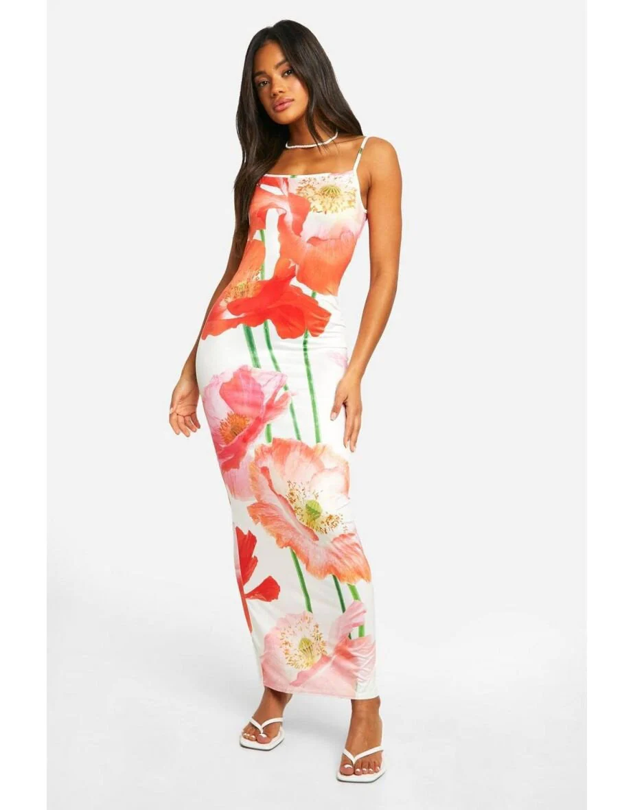 Lucía® | Women'S Flower Briefs Maxi Dress - Image 8