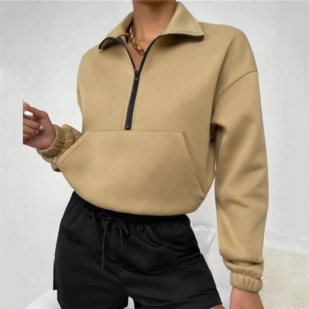 Lucía® | Women's half zip sweater - Image 2