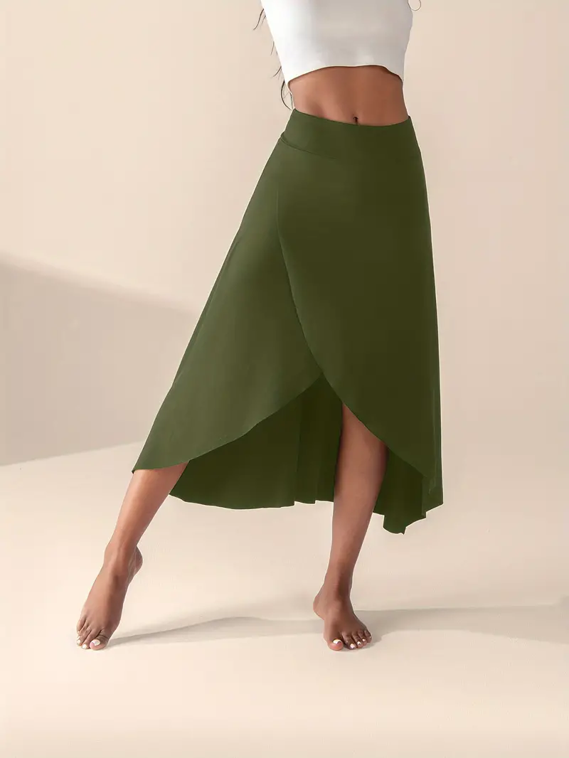 Luciana® | High Waist Slit Skirt With Pockets - Image 3