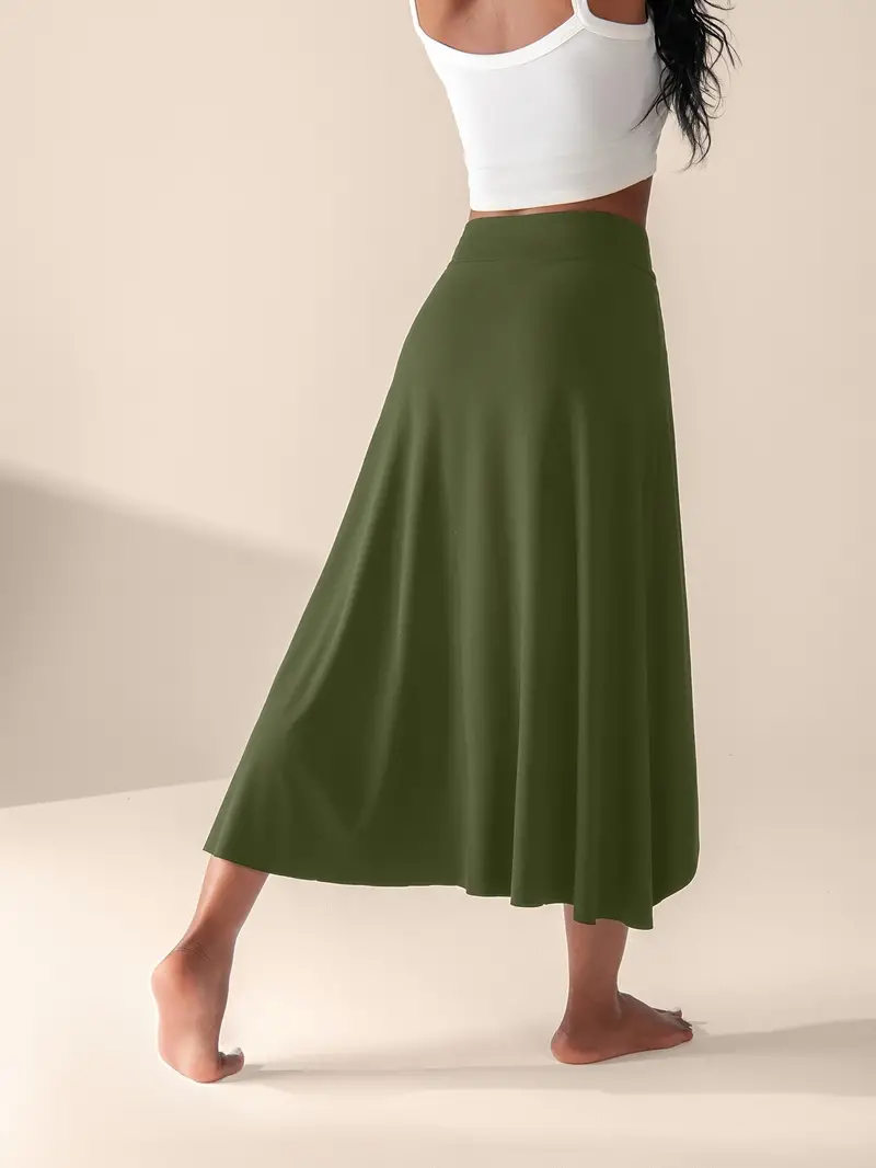 Luciana® | High Waist Slit Skirt With Pockets - Image 6