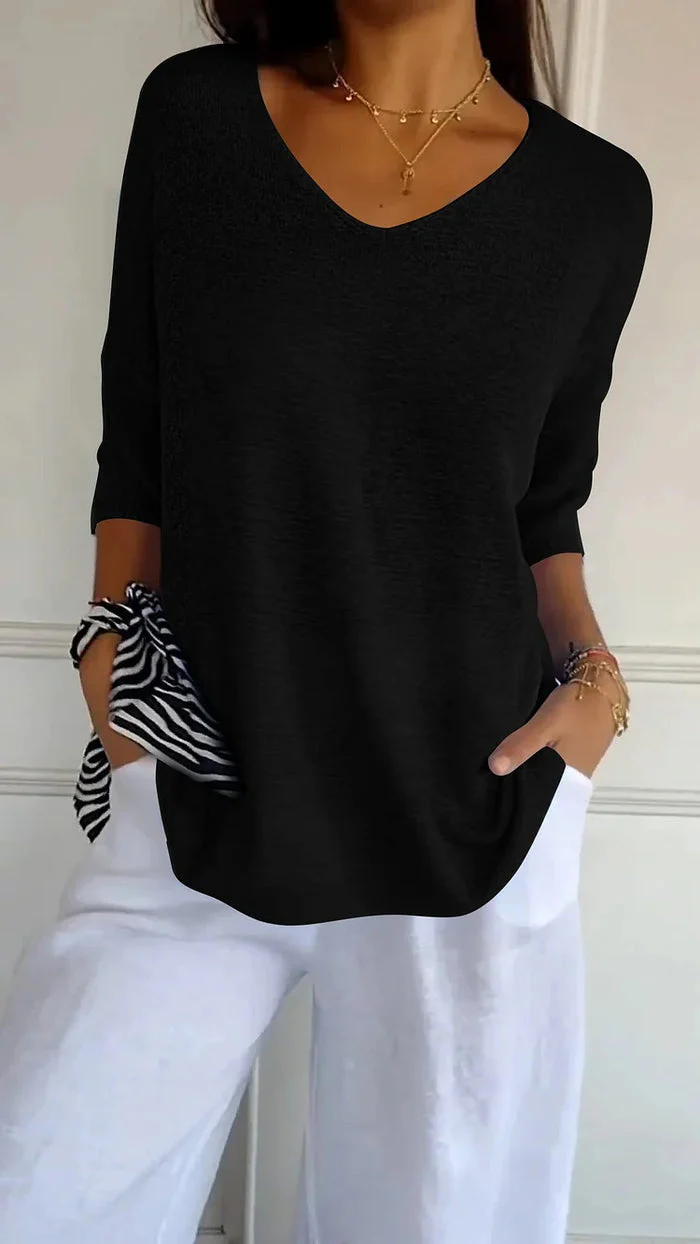 Luciana® | V-Neck Top For Women - Image 3