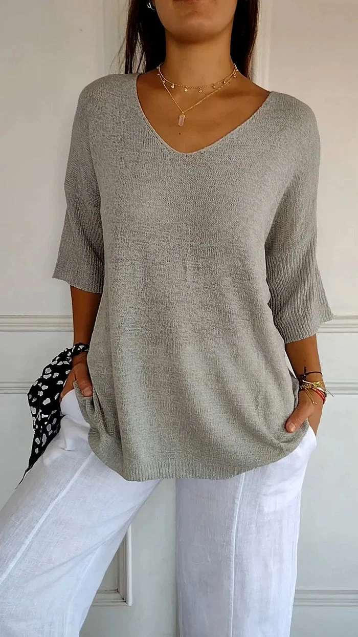 Luciana® | V-Neck Top For Women - Image 8