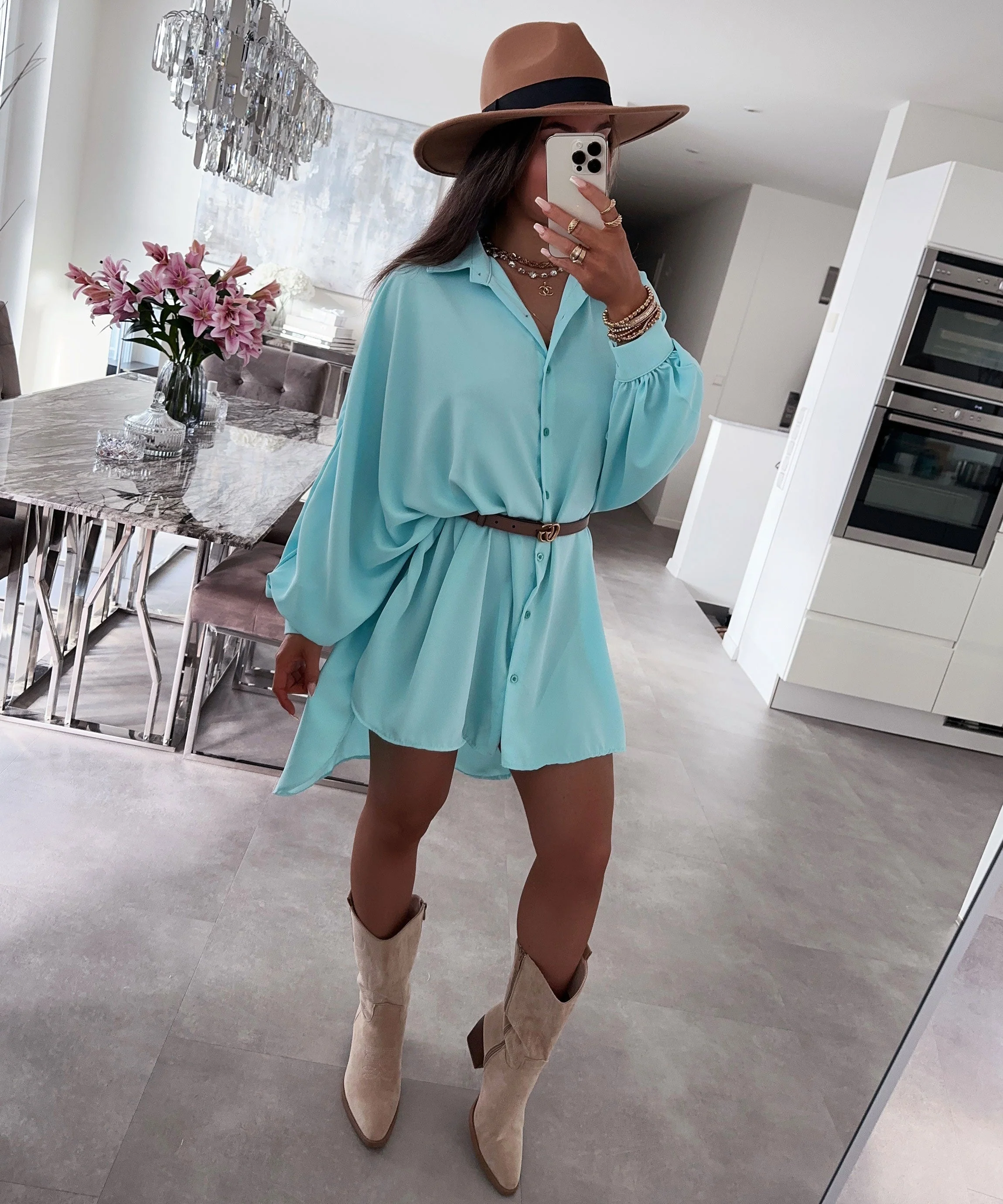 Lucrecia® | Blouse Alina Turquoise