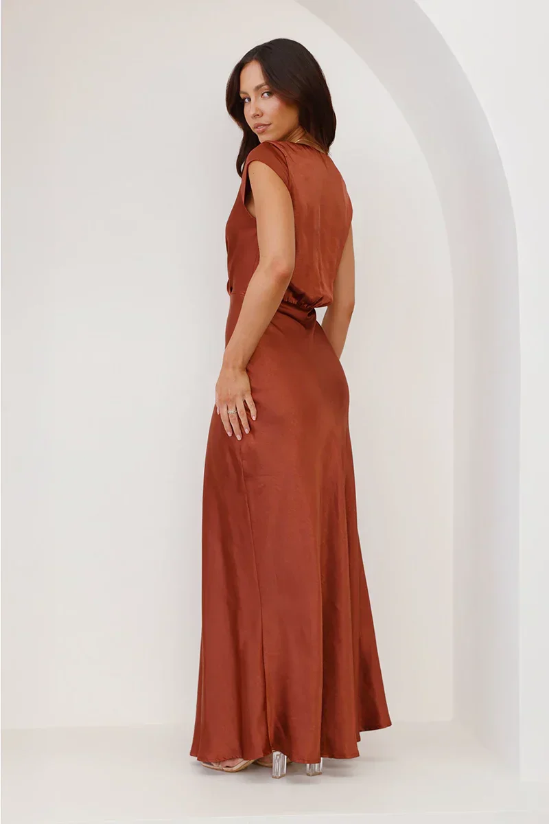 Lucrecia® | Maxi Dress Rust - Image 2