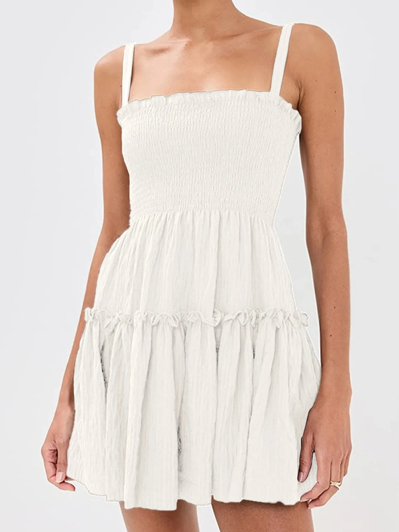 Lucrezia® | Chic Sleeveless Sheath Mini Dress - Image 3