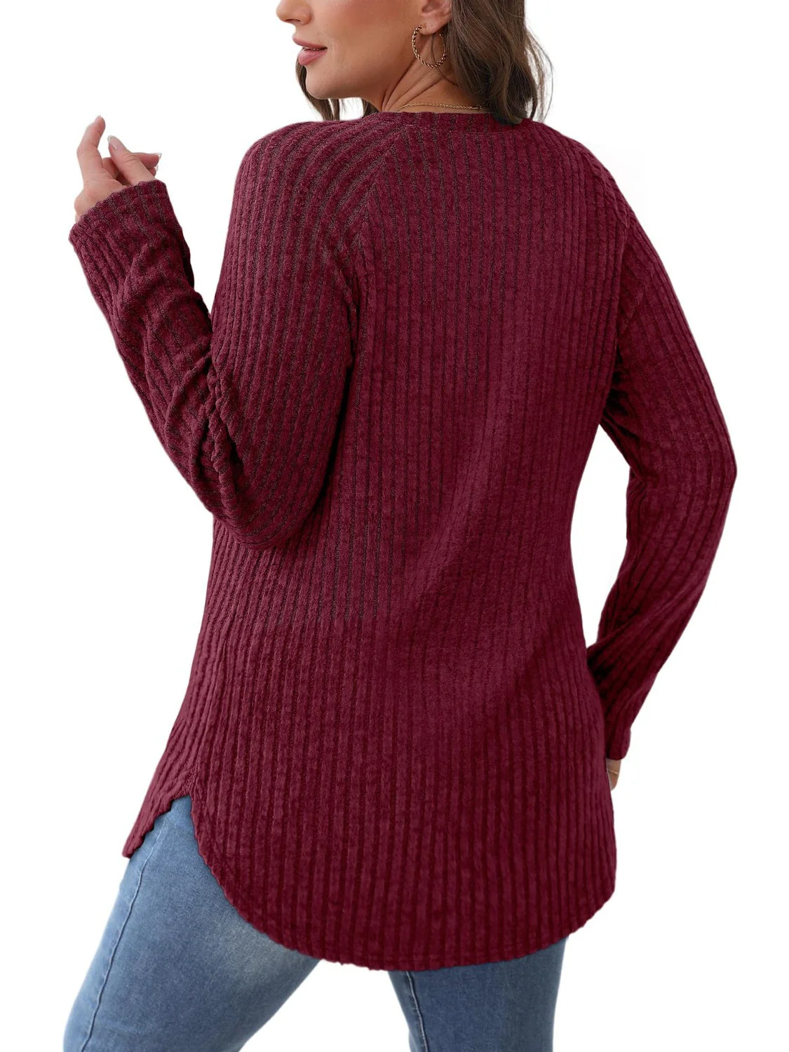 Lucrezia | T-shirt with a crew neck and raglan sleeves - Image 16
