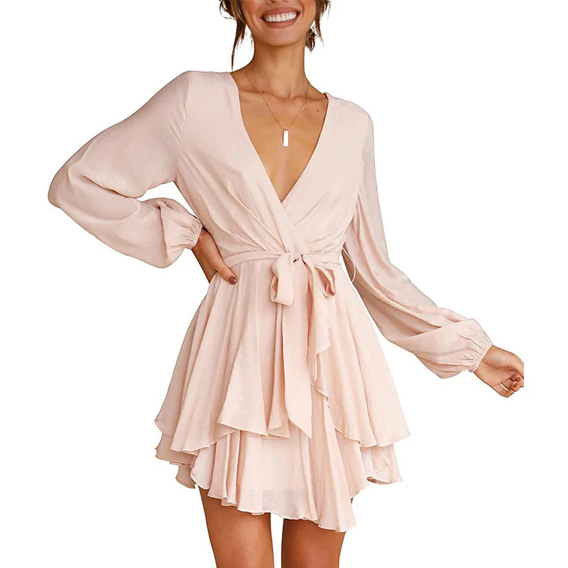 Ludmila® | Elegant Dress With Lantern Sleeves - Image 10