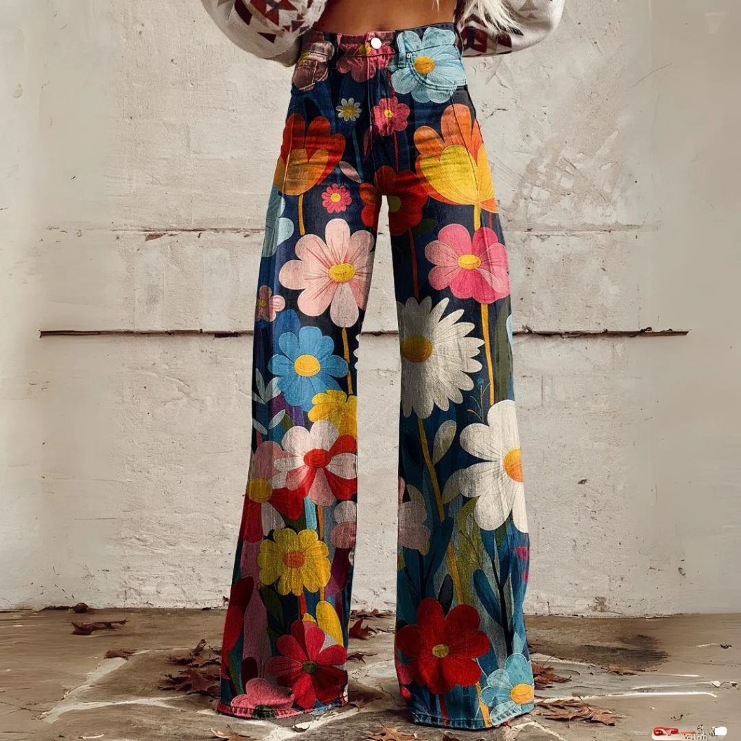 Ludmila® | Stylish Floral Pants For Summer