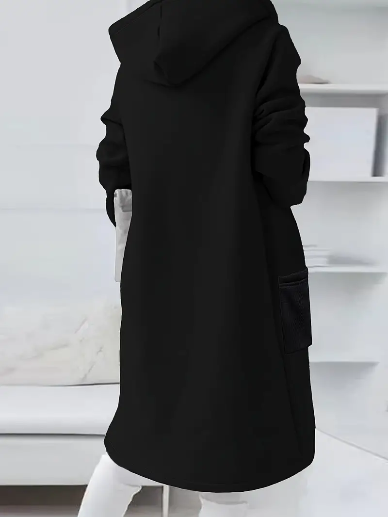 Luisa | Casual mid-length hooded jacket - Image 2