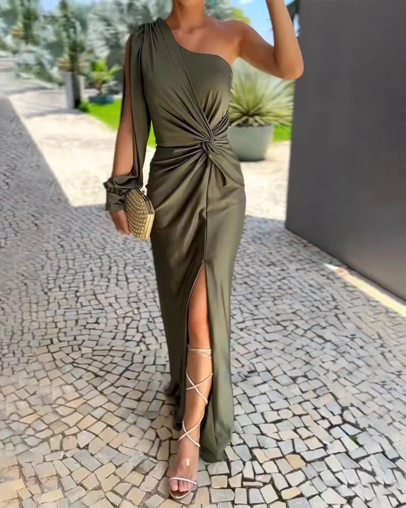 Luisa® | Elegant One-Shoulder Evening Dress - Image 2