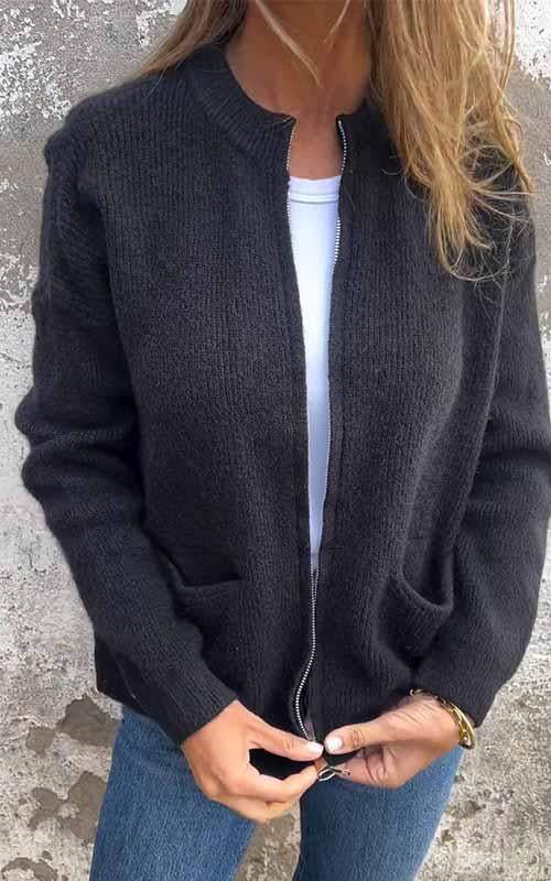 Luna | Elegant Knitted Jacket - Image 4