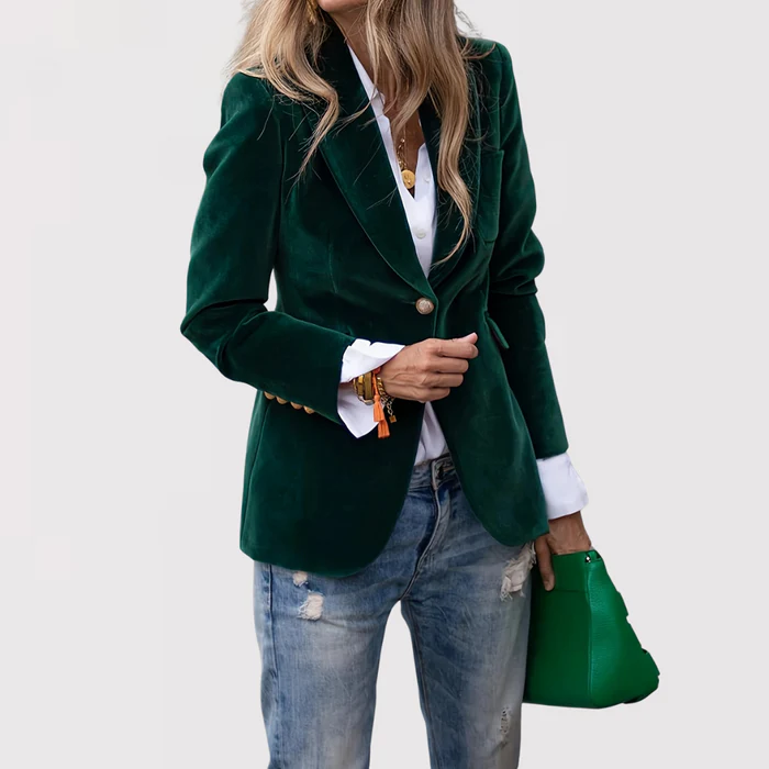 Luxury Velvet Jacket - Image 2