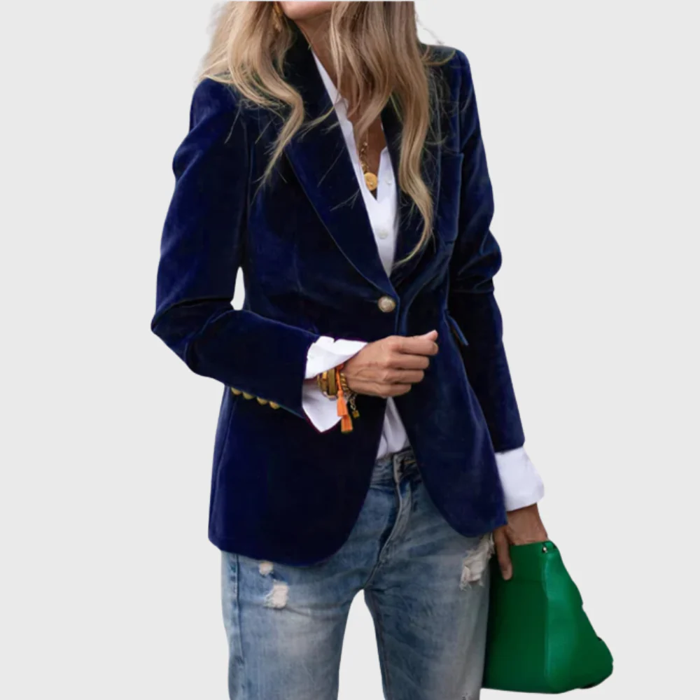Luxury Velvet Jacket - Image 4