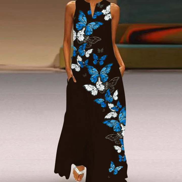 Luz María® | Florales Summer Maxi Dress