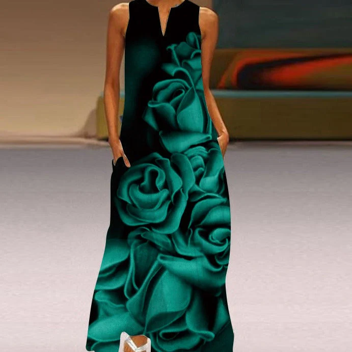 Luz María® | Florales Summer Maxi Dress - Image 5