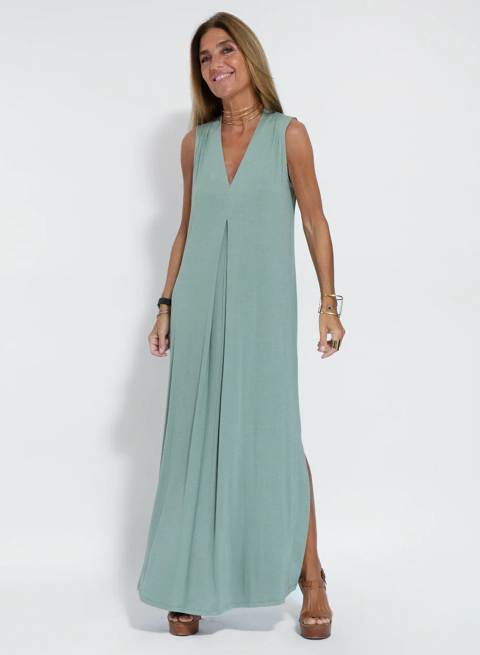 Mabel® | Long Slimming Dress And Vest Set - Image 11