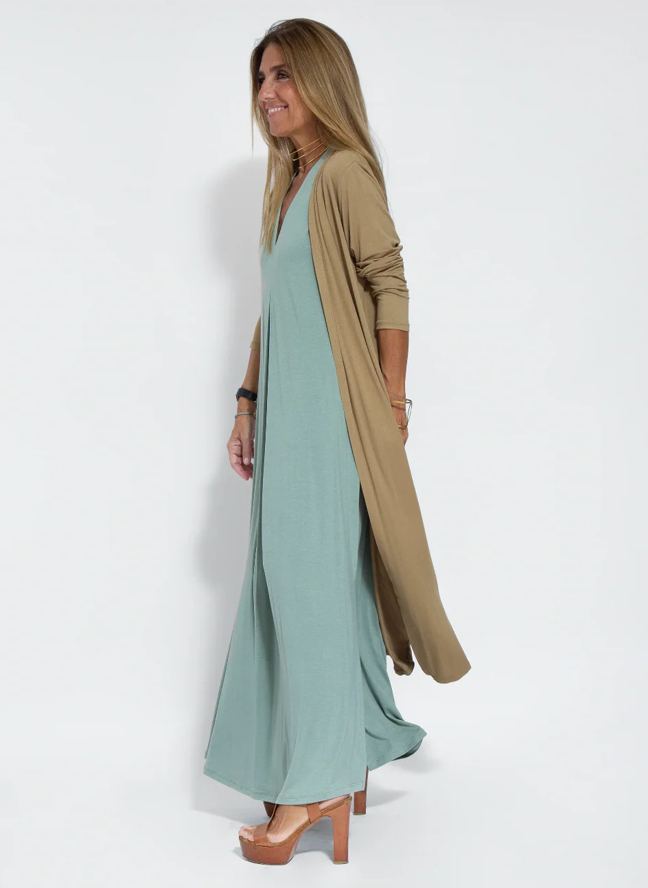 Mabel® | Long Slimming Dress And Vest Set - Image 13