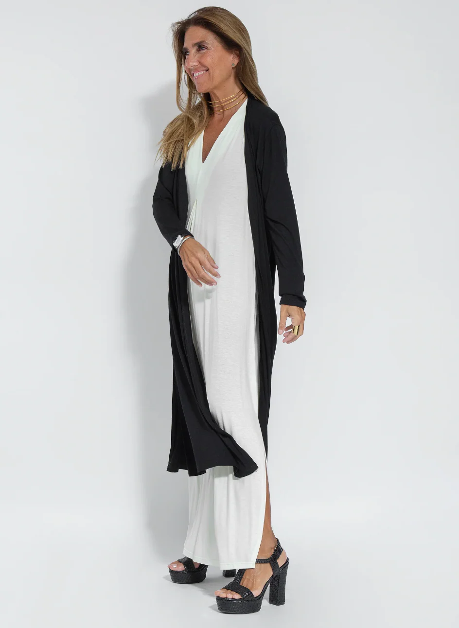 Mabel® | Long Slimming Dress And Vest Set - Image 5