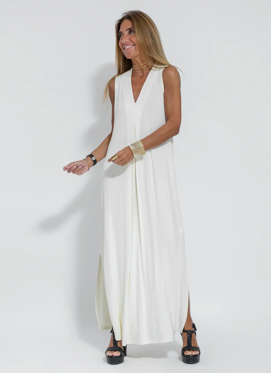 Mabel® | Long Slimming Dress And Vest Set - Image 6
