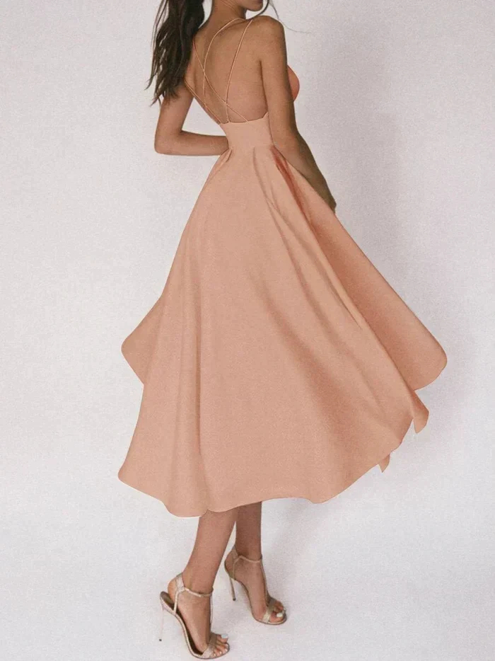 Macarena® | Elegant Dress With V-Neck And Straps - Image 16