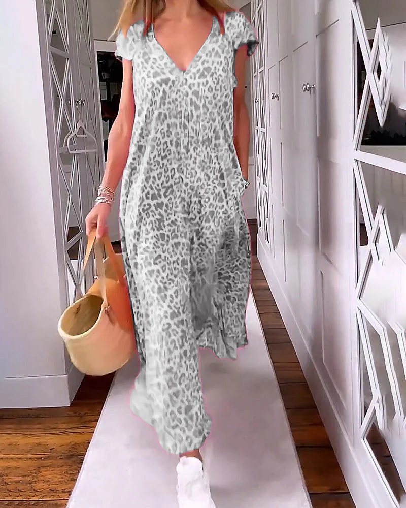 Madison® | Dress With V-Neck And Short Sleeves - Image 6