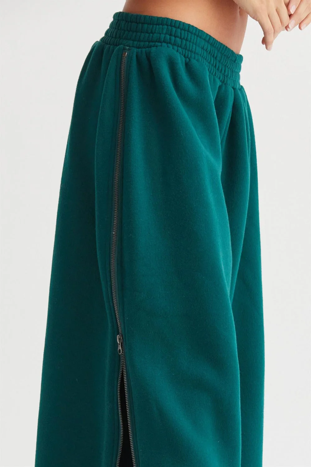 Magda | Wide-leg joggers with side zip fastening - Image 5