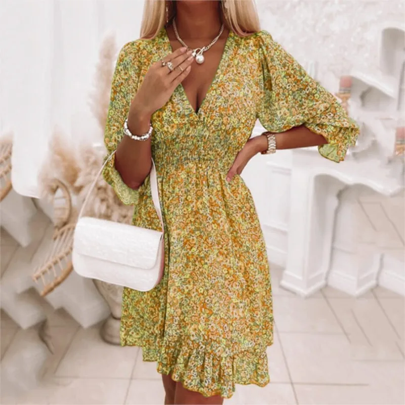 Magdalena® | Bohemian sundress with floral pattern for women - Image 5