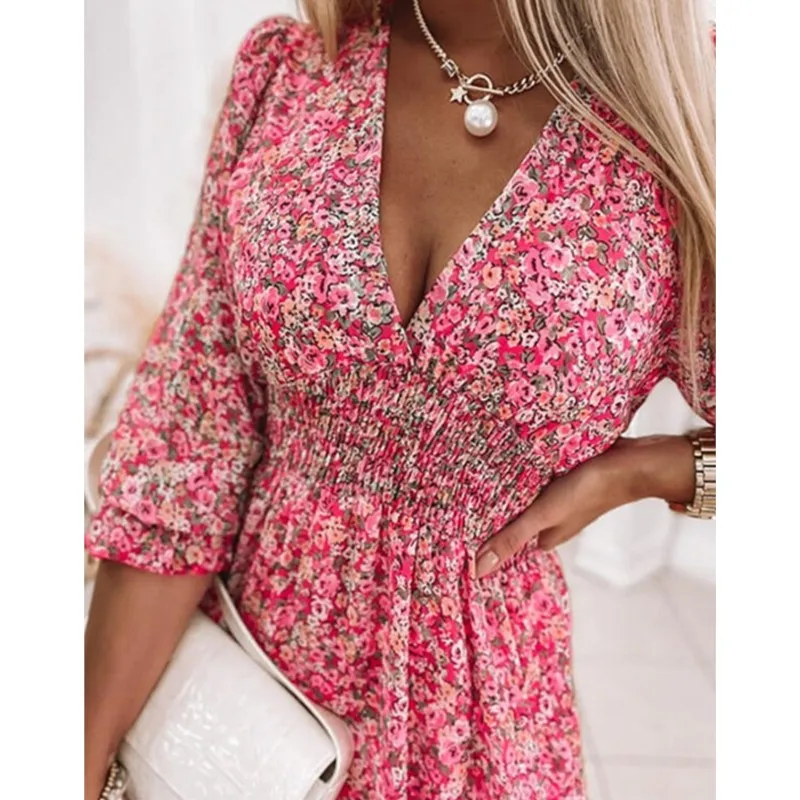 Magdalena® | Bohemian sundress with floral pattern for women - Image 8