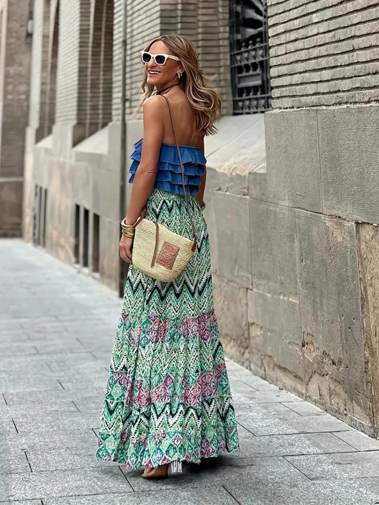 Magdalena® | Stylish Printed Maxi Skirt For Women - Image 4