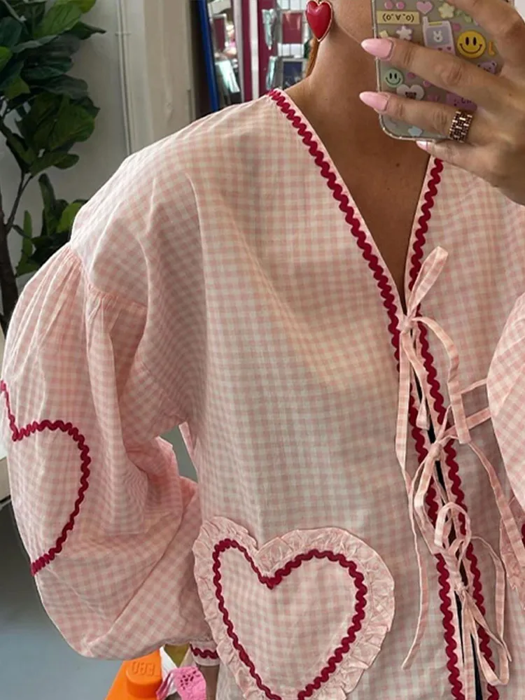 Maite® | Chic Sweetheart Blouse - Image 3