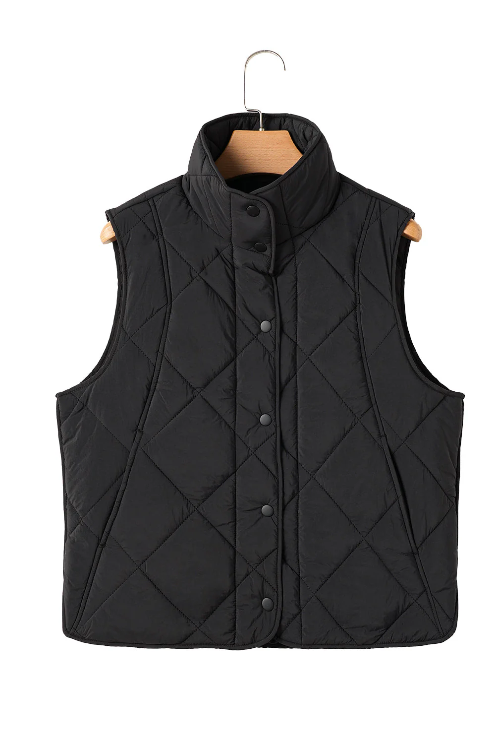 Maite | Vest with snap-down structure and pockets - Image 14