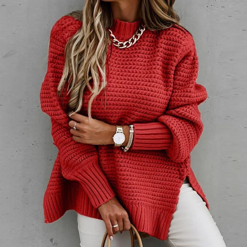 Maite | Women's knitted sweater with long sleeves - Image 5