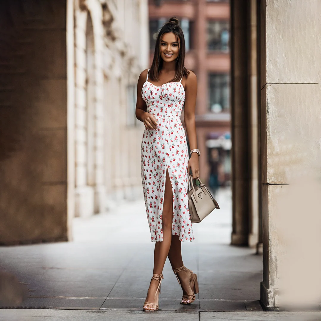 Malena® | Elegant Dress With A Slit - Image 7