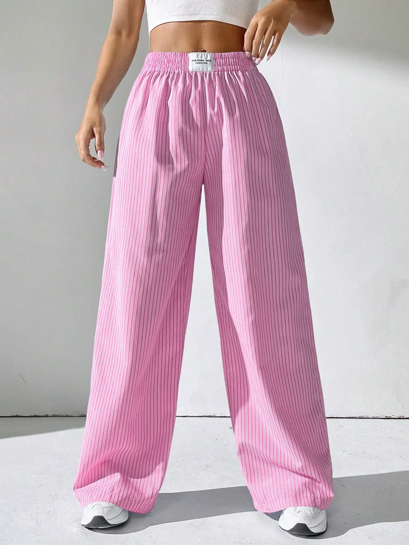 Malena® | STRIPED FABRIC TROUSERS - Image 10