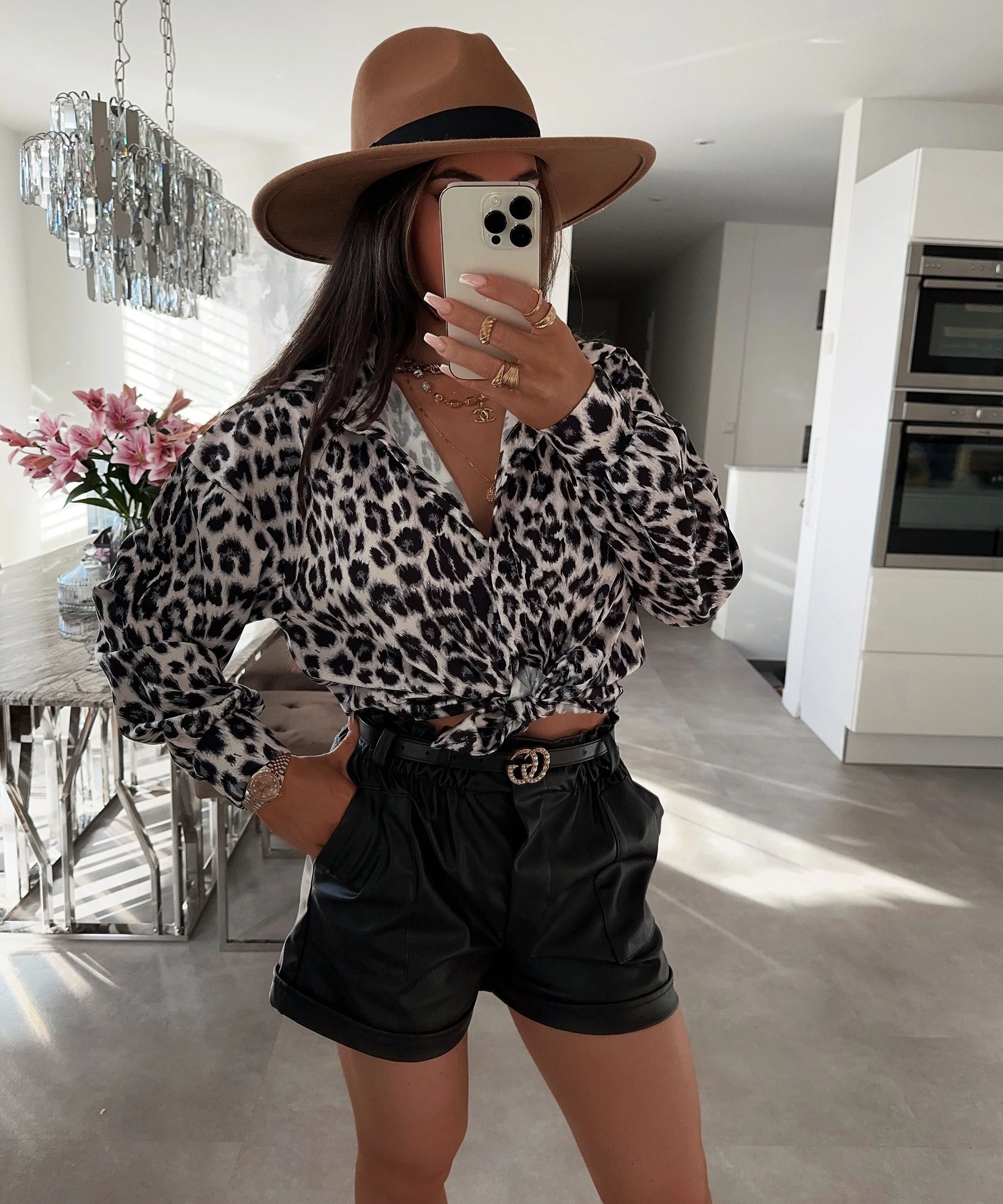Malin® | Blouse Black White