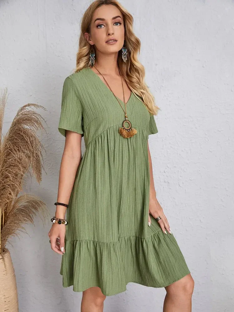 Malin® | V-Neck Dress - Image 2