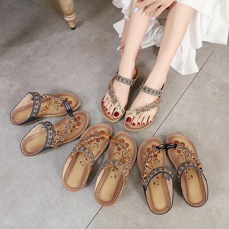 Mandi® | Bequeme Bohemian Frauen Flip Flops - Image 4