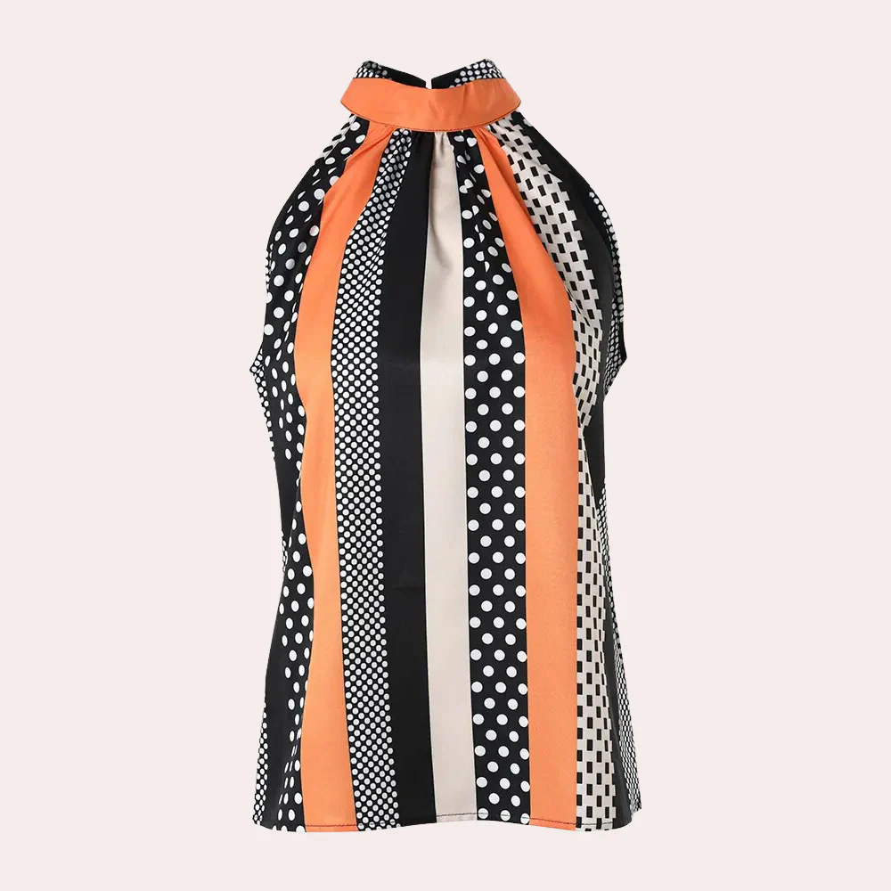 Manuela® | Elegant Sleeveless Top with V-Hal Femmes - Image 3