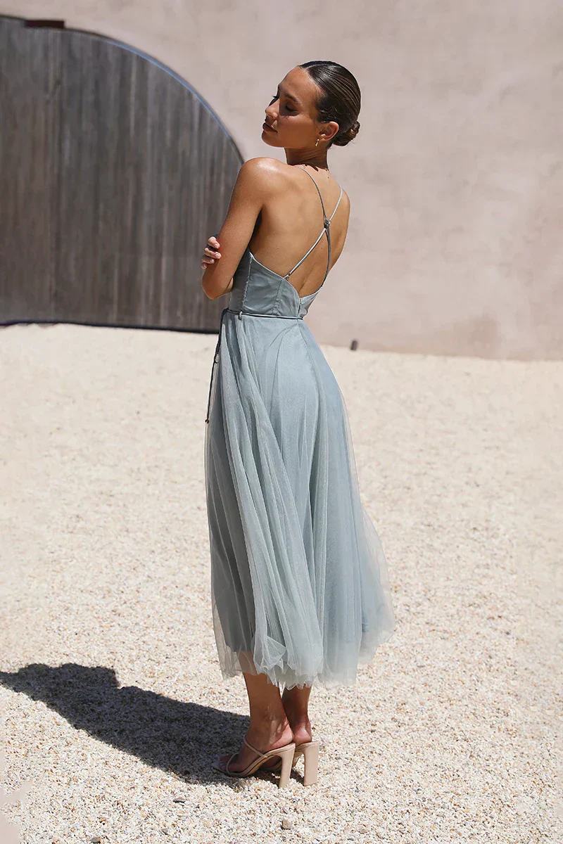 Manuela® | Midi Dress Sage Green - Image 7