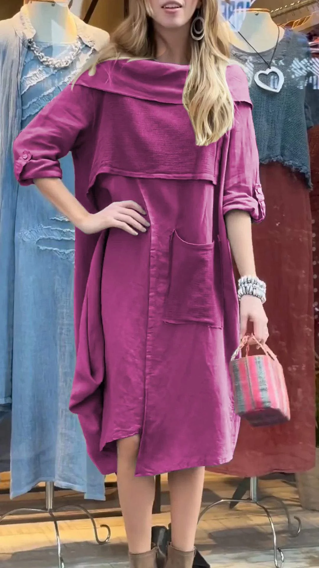 Manuela | Classic and elegant winter dress - Image 2