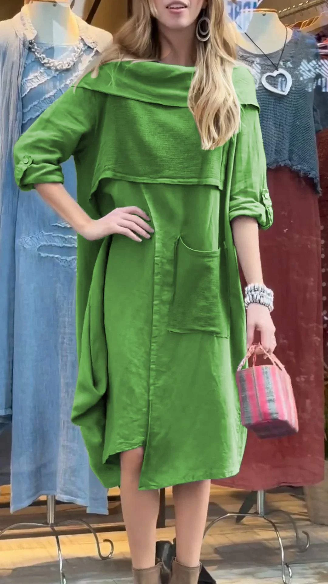 Manuela | Classic and elegant winter dress - Image 4