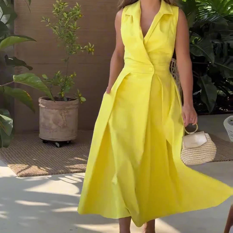Mara® | V-Neck Midi Dress - Image 3