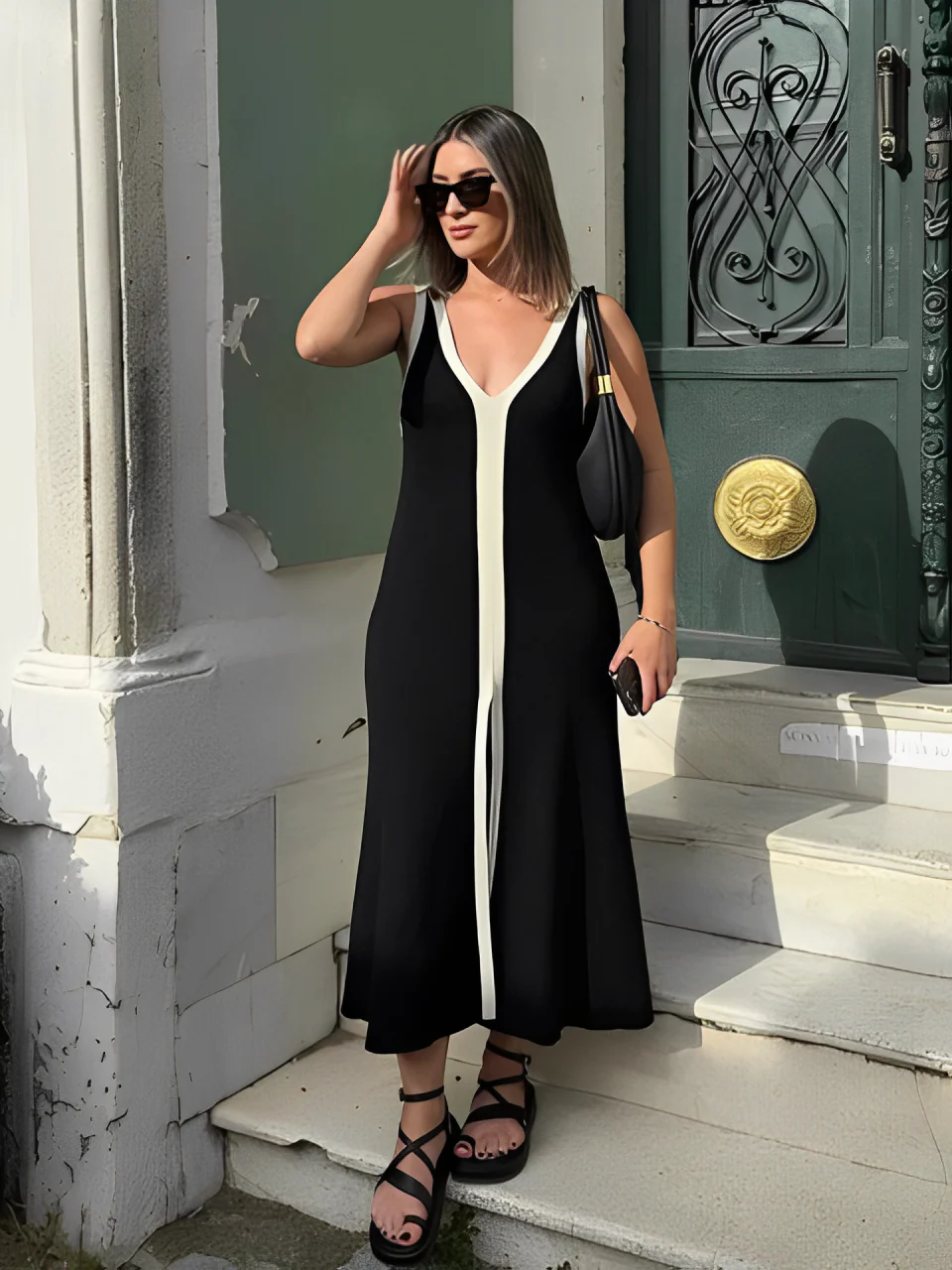 Marcela® | V-Neck Dress - Image 4