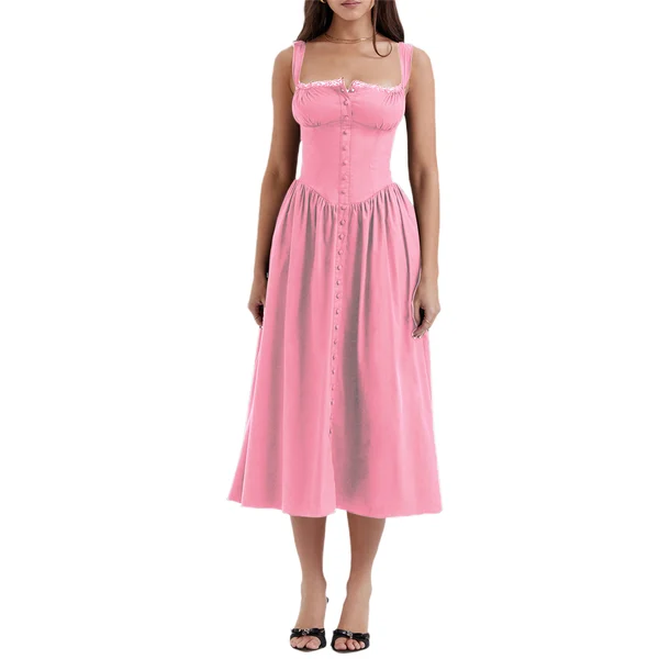 Marcia® | Black Midi Sundress - Image 4