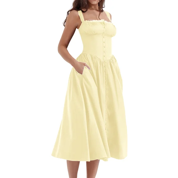 Marcia® | Black Midi Sundress - Image 5