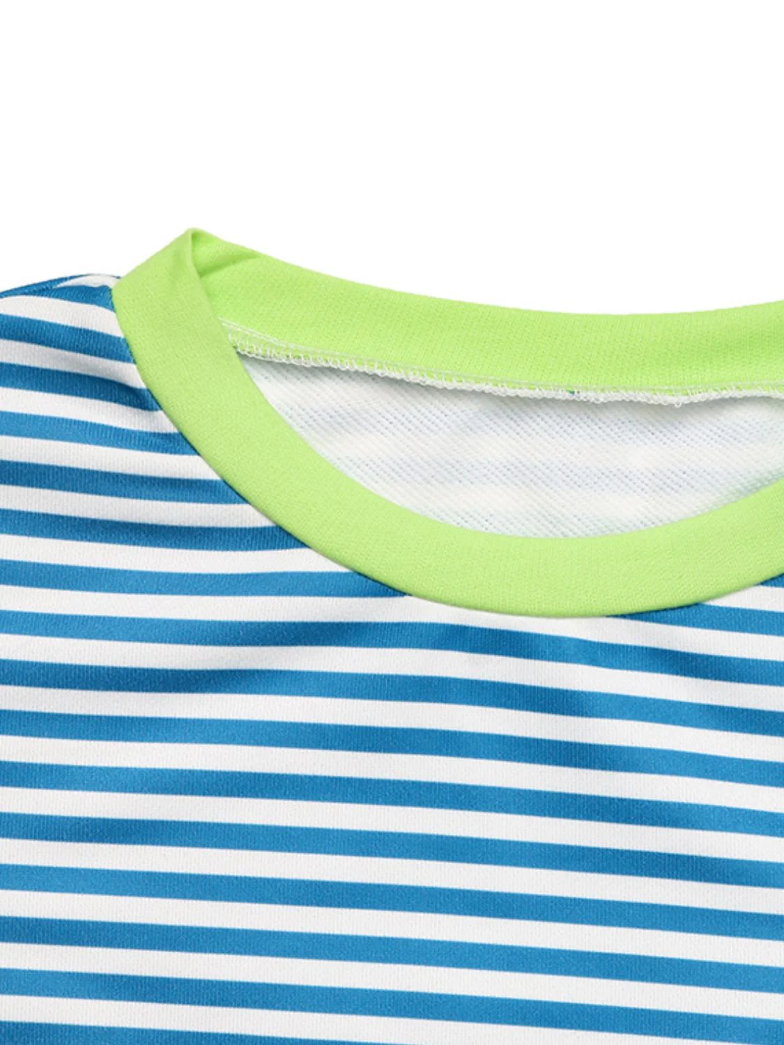Margrit | Perfee striped long sleeve crew neck sweatshirt - Image 7