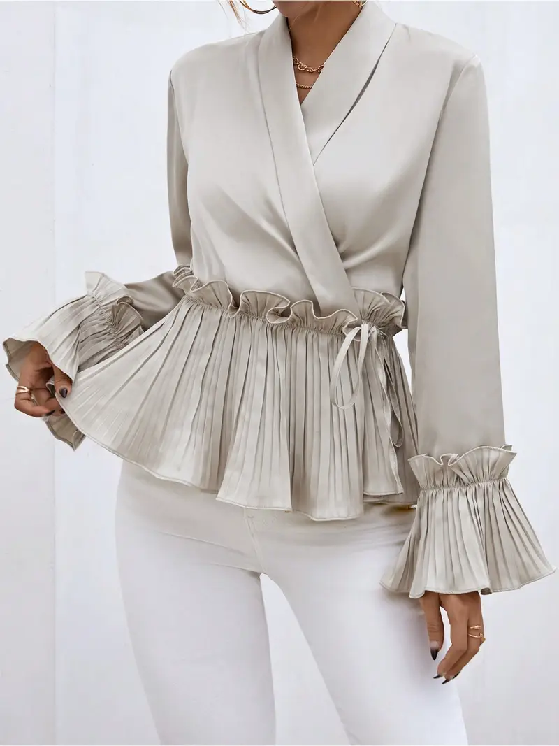 Maria® | Elegant Satin Blouse - Image 3