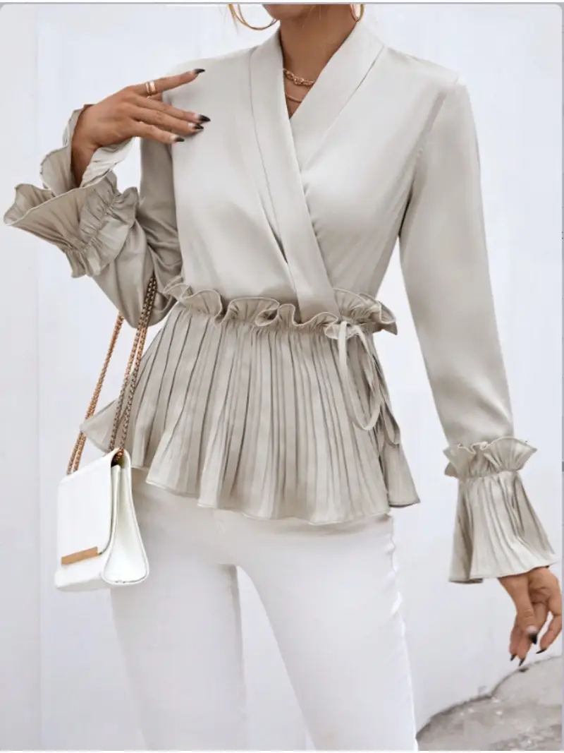 Maria® | Elegant Satin Blouse - Image 4